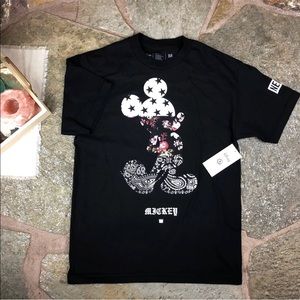 Disney x Neff Mickey Mouse Floral Shirt  Sz Med